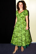 Vintage dress, in green